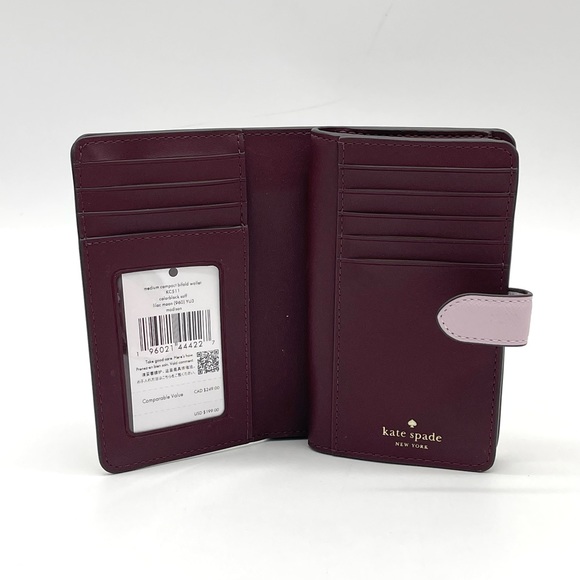 Kate Spade Madison Medium Compact Bifold Wallet - Picture 7 of 8